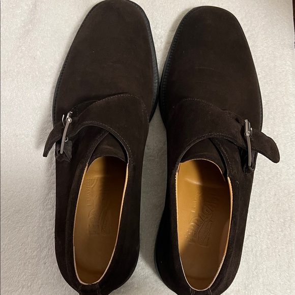 Salvatore Ferragamo Dark Brown Chukka Boots main image 6